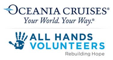 Oceania Cruises and All Hands Volunteers