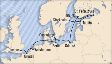 Scandinavian Splendors Map