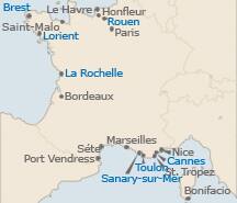 Map of France
