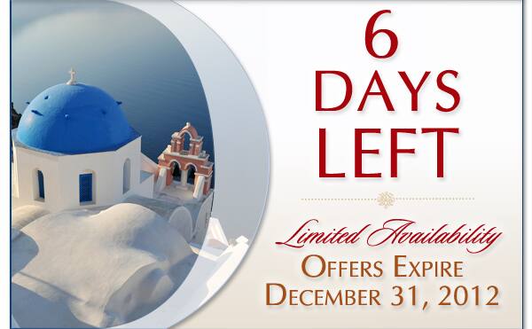 6 Days Left | Offers Expire December 31, 2012