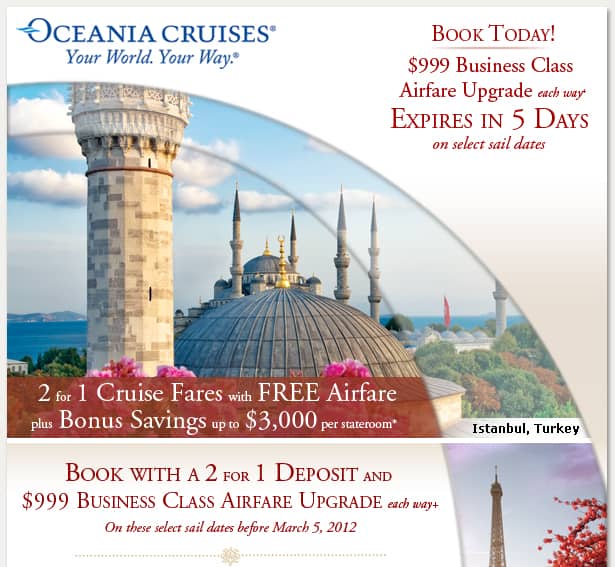 999 $ de mise à niveau Avion Business Class Expire Mars 5e Dates Voile Select