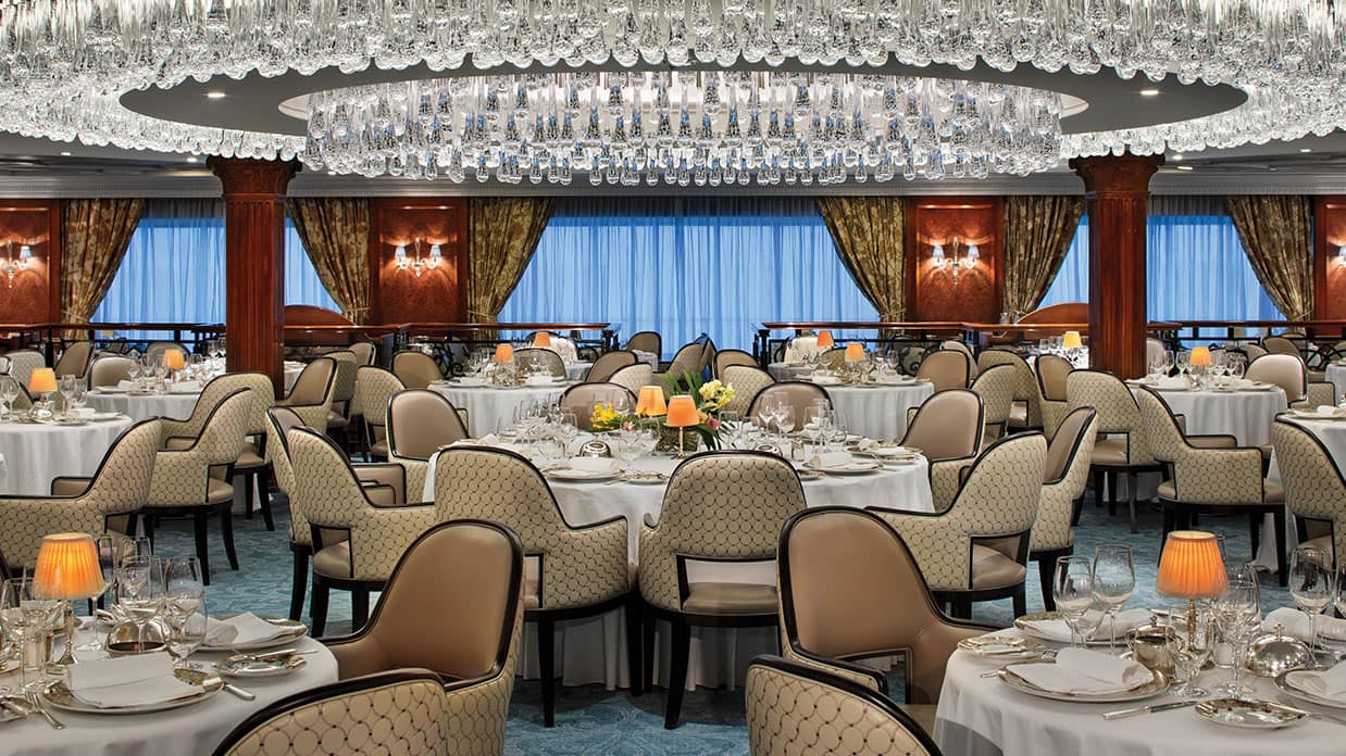 View of Sirena's Grand Dining Room