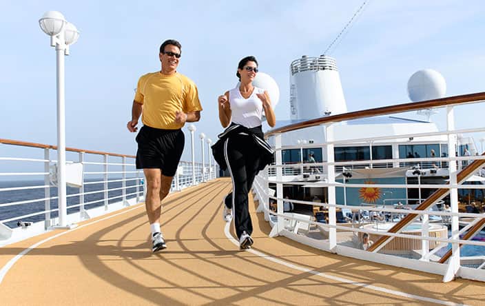 Wellness Fitness Track on Oceania Cruises