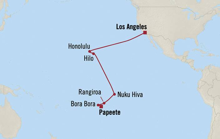 オーシャニア クルーズ18日間 パペーテ タヒチ 仏領ポリネシア ロサンゼルス カリフォルニア州 米国 オーシャニア クルーズ18日間 パペーテ タヒチ 仏領ポリネシア ロサンゼルス カリフォルニア州 米国