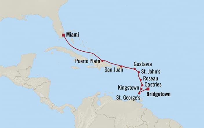 cruise from barbados to florida