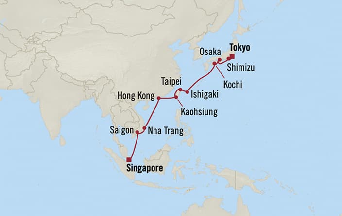 japan singapore cruise