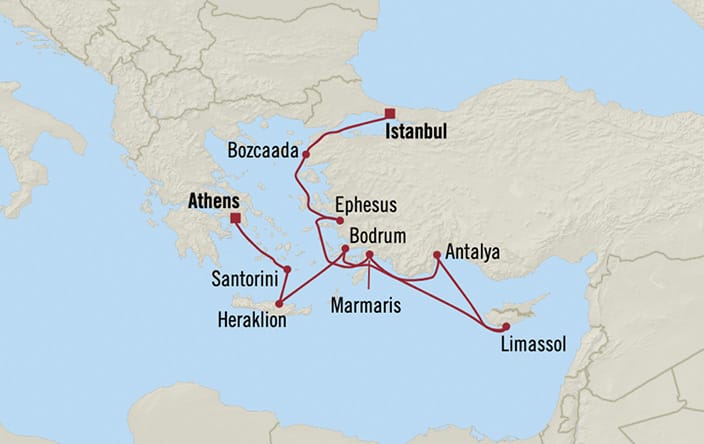 cruise greece to istanbul