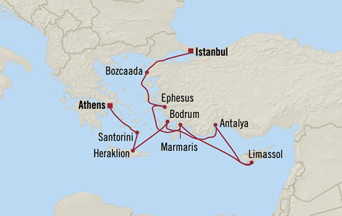 cruise to greece and istanbul