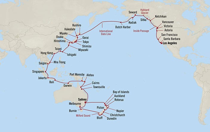 cruises to sydney australia from usa