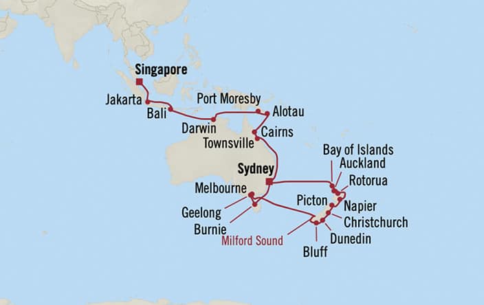 singapore to australia by cruise