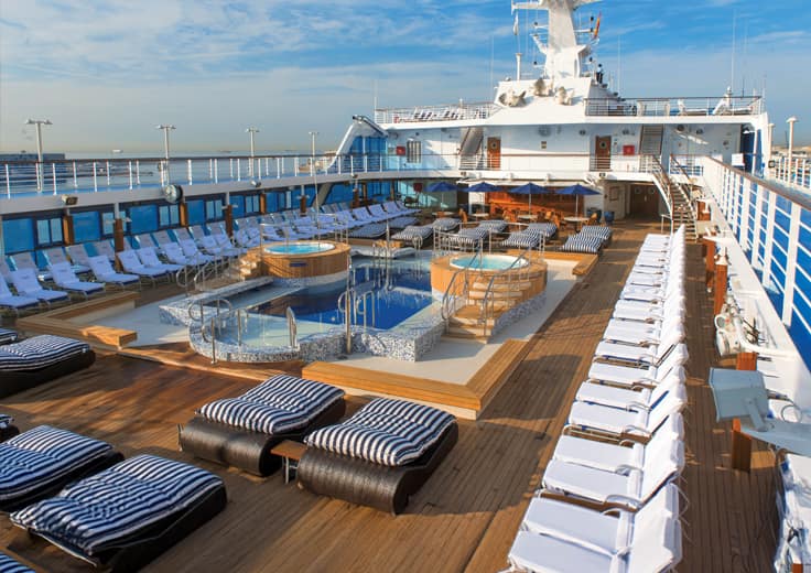 Pool Deck aboard Oceania Aurelia