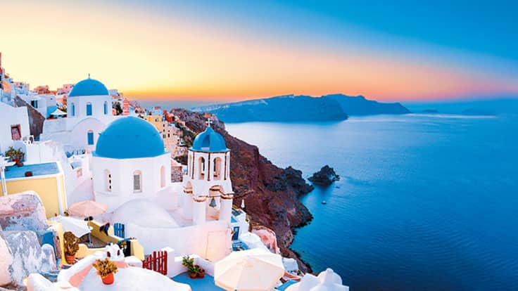 Plan a voyage to Greece and Italy on Oceania cruise line.