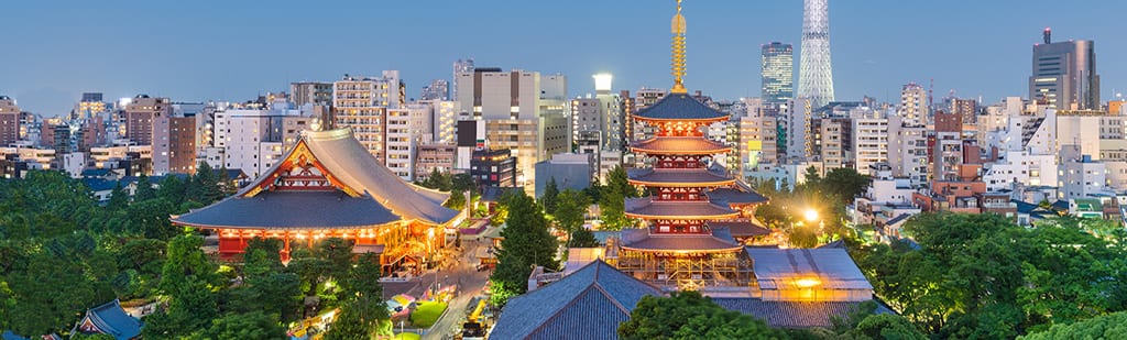 ancient and modern tokyo