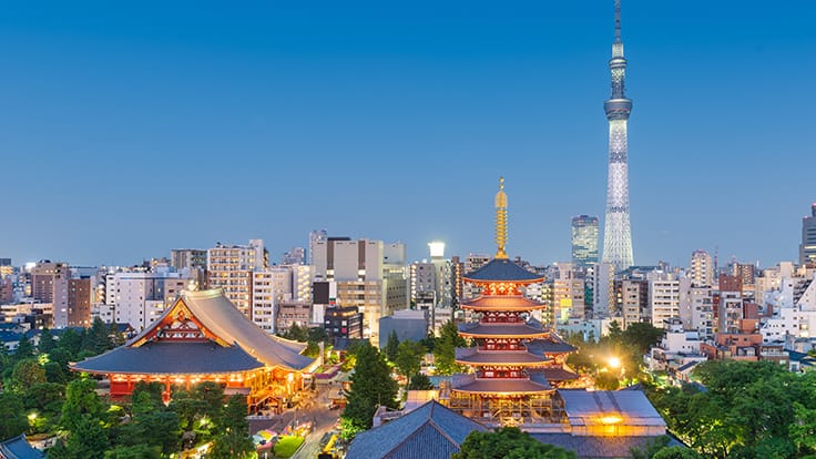 ancient and modern tokyo