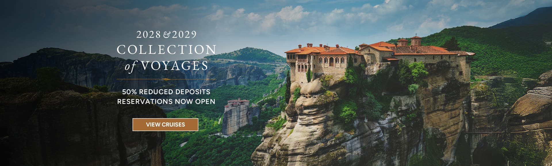 Oceania Cruises 2028 & 2029 Collection of Voyages with 50% Reduced Deposits