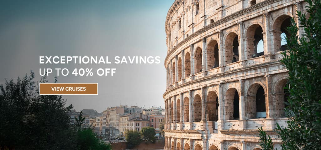 Oceania Cruises Exceptional Savings offer, Up to 40% off