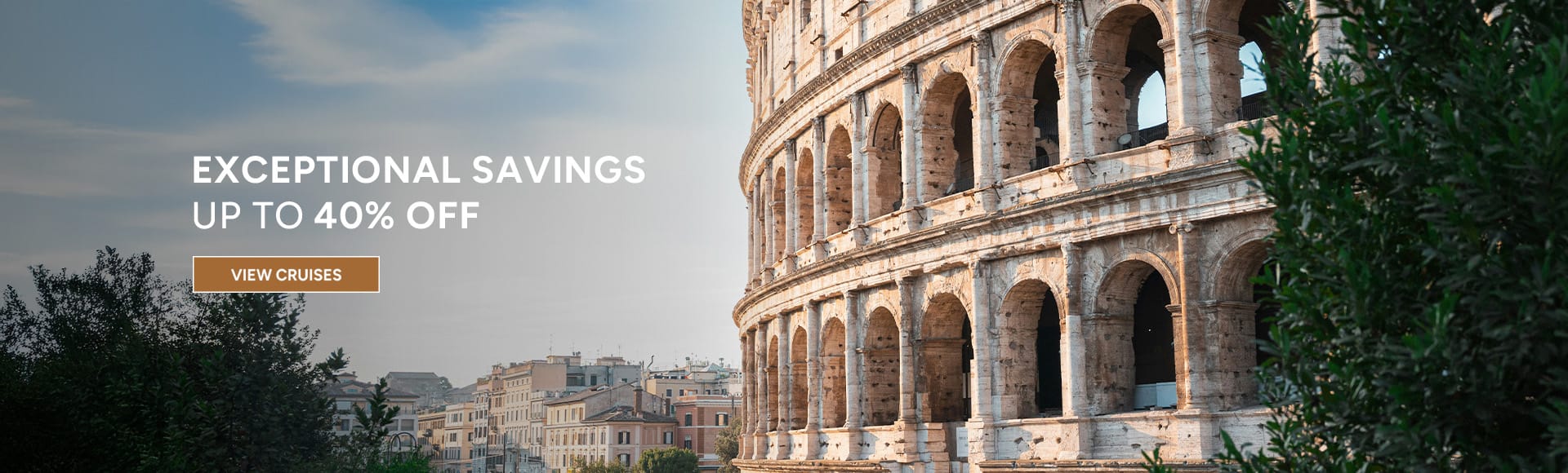 Oceania Cruises Exceptional Savings offer, Up to 40% off