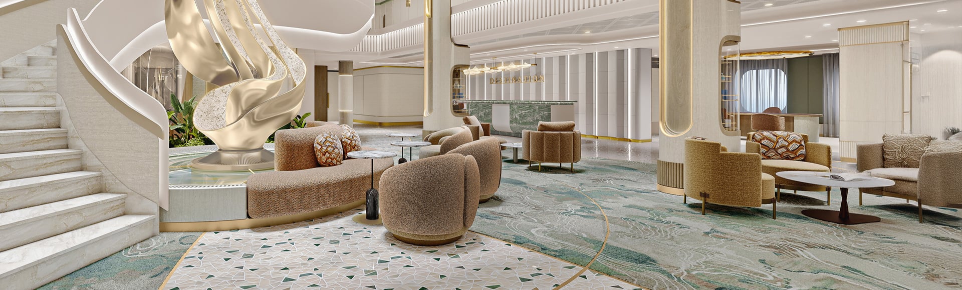 Oceania Sonata Grand Staircase