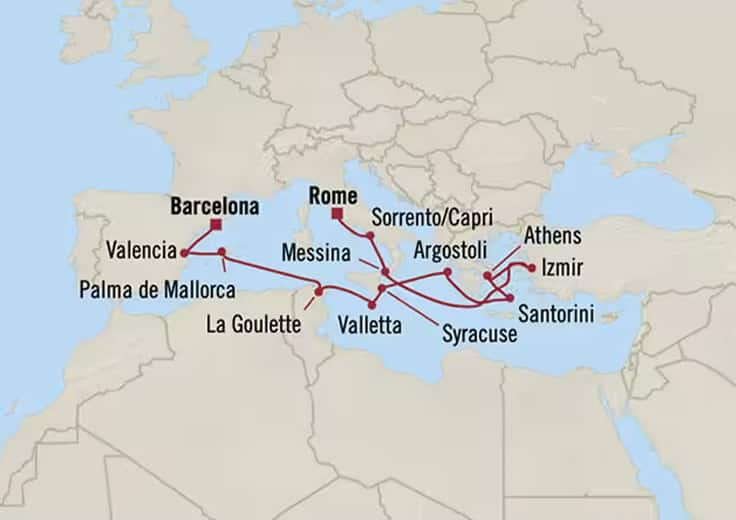 mediterranean cruises october 2024