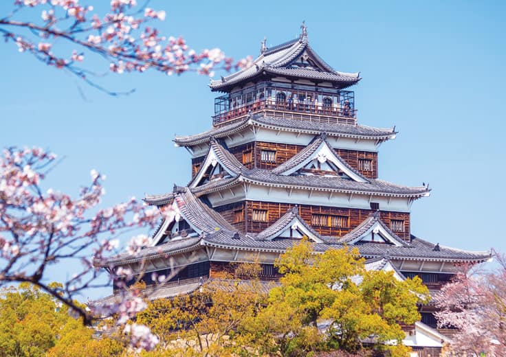 Kumamoto Yatsushiro Japan Cherry Blossom Temple