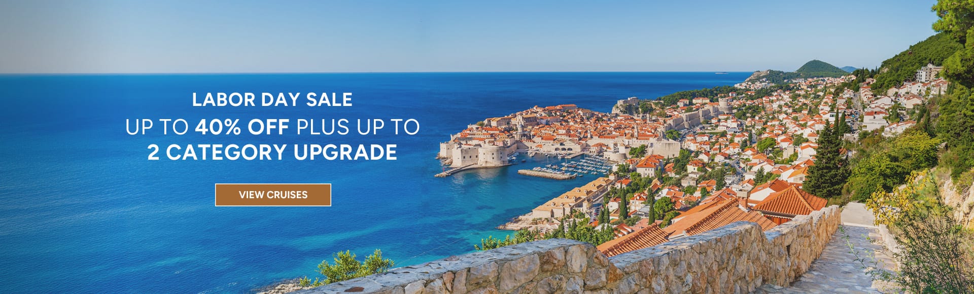 Oceania Cruises Labor Day Sale. Up to 40% off plus up to a 2 category upgrade.