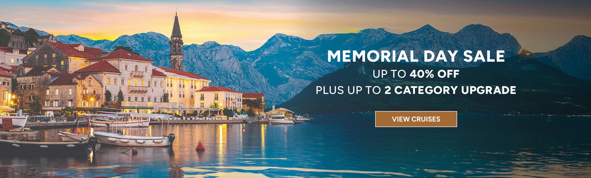 Oceania Cruises Memorial Day Sale, Up to 40% off plus up to a 2 category upgrade
