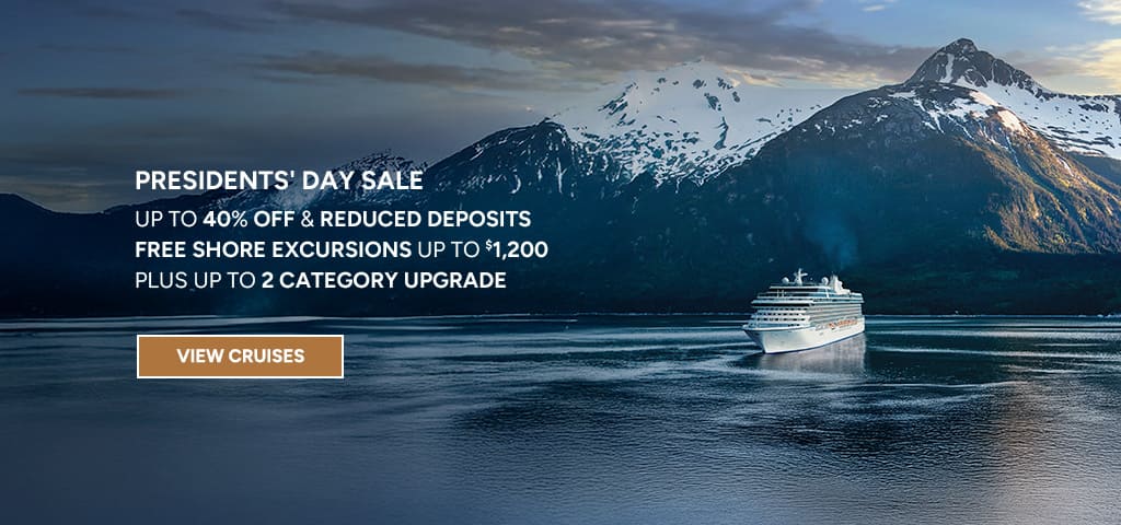 Oceania Cruises Presidents Day Sale, Cruises to Alaska
