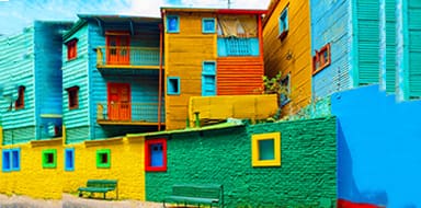 Colorful Buildings Brazil