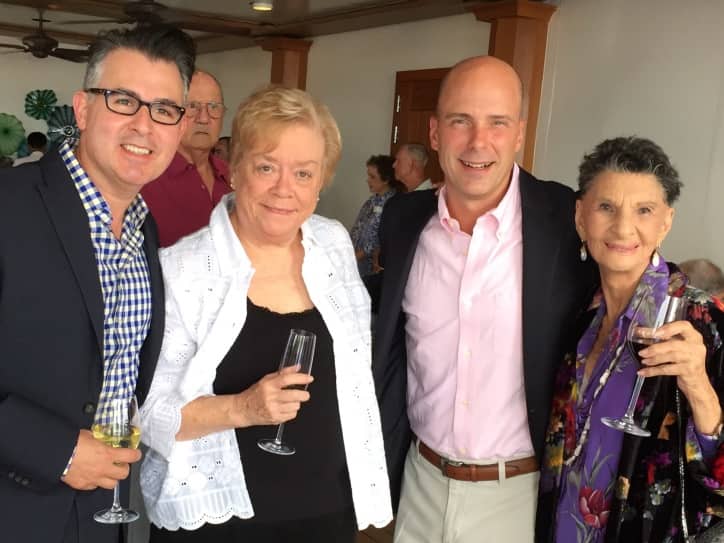 From left: James, Sheri Wells, Alex Schlich and Judy Frantz