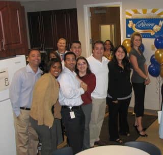 Members of the Oceania Cruises' team.