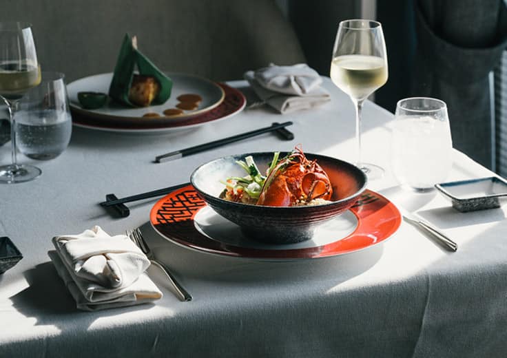 Dining Red Ginger