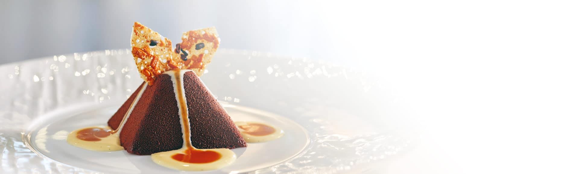 Experience exquisite presentation and superior taste when quality ingredients are sourced for haute-cuisine aboard Oceania Cruises.