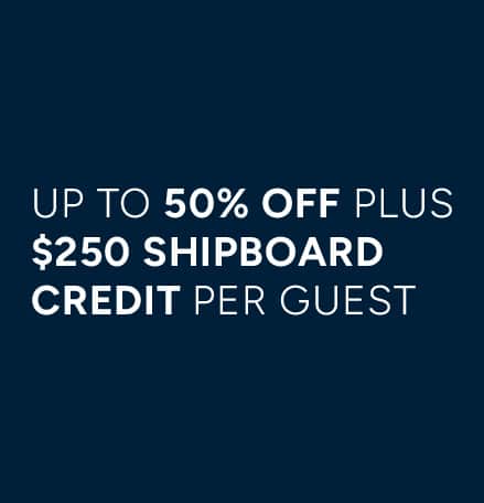 Oceania Cruises Freedom to Explore. Up to 50% off plus $250 Shipboard Credit