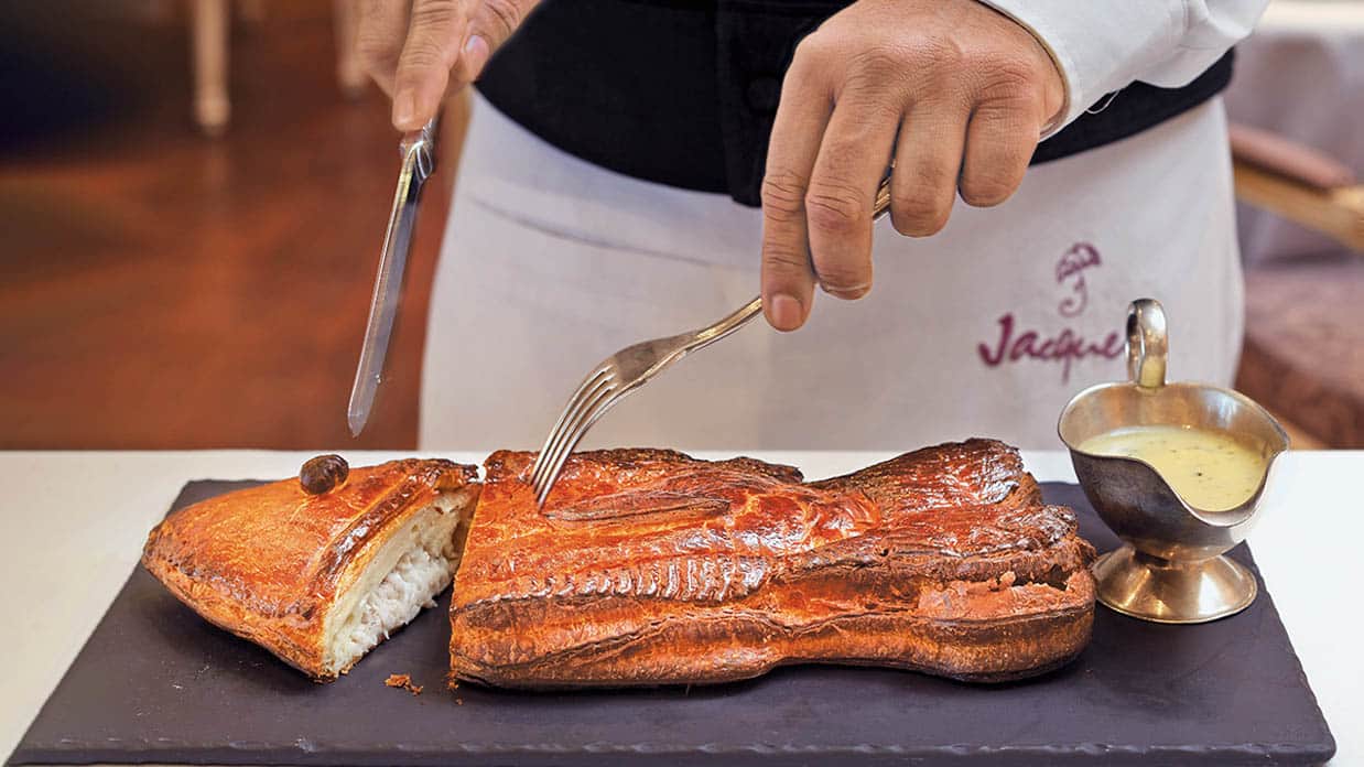 Enjoy a Sea Bass Filet at Jacques