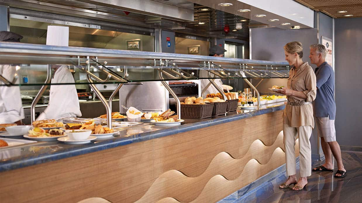 Waves Grill Buffet Service On Board Marina