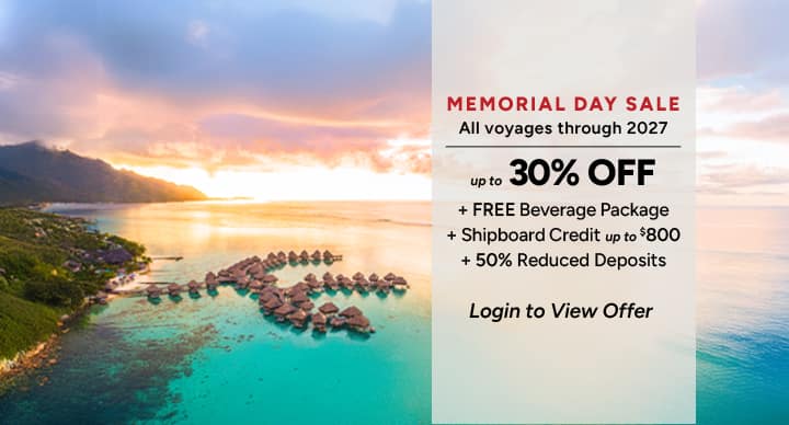Up to 30% off plus shipboard credit and free beverage package