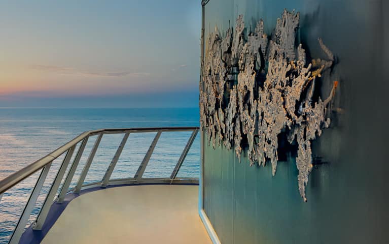 Oceania Cruises ship at sea, Terrace Cafe