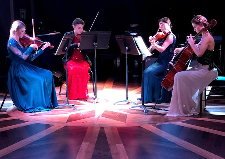 Violinist show on board Regatta