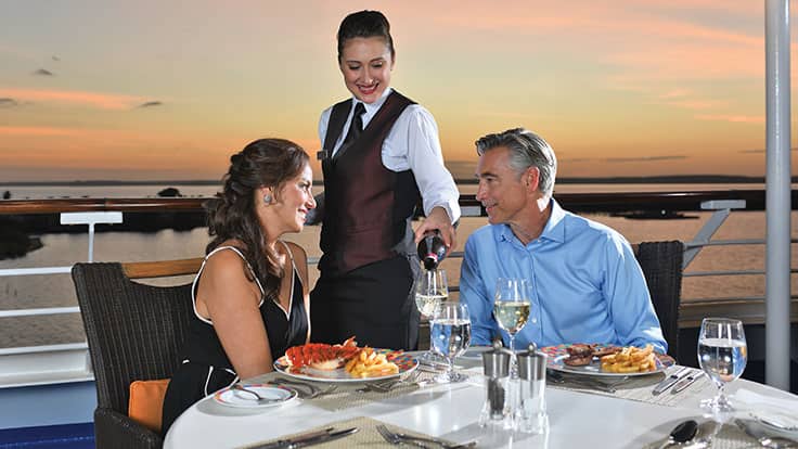 The luxury of casual onboard Marina