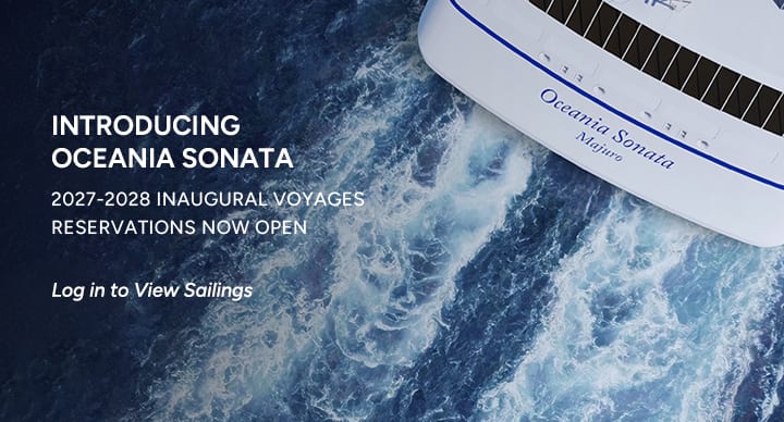 Oceania Sonata, new itinerary launch